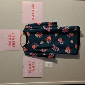 Long sleeve, mid thigh dress